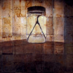 "Wish"; Hand-colored inkjet photograph on tea bags, mounted on wood; 20" x 24" x 1.5"; 2010