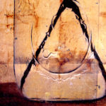 "Wish" (detail 1); Hand-colored inkjet photograph on tea bags, mounted on wood; 20" x 24" x 1.5"; 2010