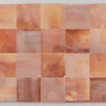 “Box Breathe (13 Moons)” (detail 2); Silver gelatin photographic chemigrams, thread; 16" x 28" each; 2020-2021; Averitt Center for the Arts, Statesboro, GA