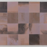 “Box Breathe (13 Moons)” (detail 12); Silver gelatin photographic chemigrams, thread; 16" x 28" each; 2020-2021; Averitt Center for the Arts, Statesboro, GA