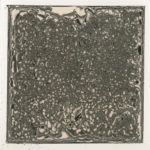 “Attempt to Minify #10"; Silver gelatin photographic chemigram; 4" x 4"; 2021