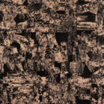“Deep Breath (Conversations #14 -- Expendable)"; Silver gelatin photographic chemigram; 14" x 11"; 2022