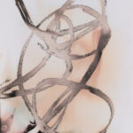 “Gesture #28″; Silver gelatin photographic chemigram; 14″ x 11”; 2026